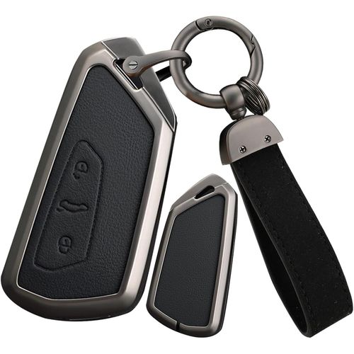 Eryi-Coque De Clé De Voiture Pour Vw Golf 8 R Id4 Id5 Id.7 Seat Leon Fr Mk4 Cupra Formentor Pour Skoda Octavia A8 Mk8 Alliage De [5267]