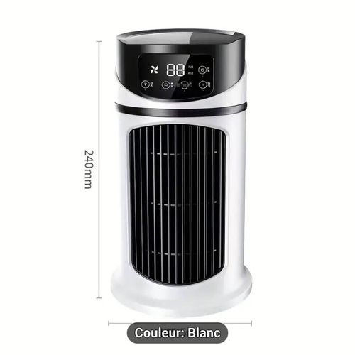 Portable Air Conditioner avec humidificateur USB - Ventilateur de refroidissement à 6 vitesses