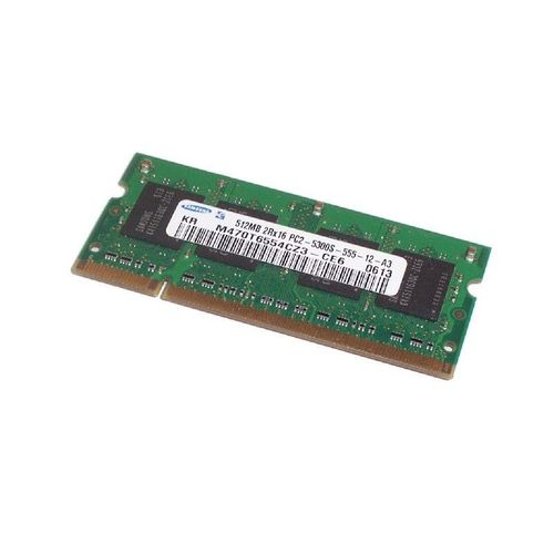 512Mo RAM PC Portable SODIMM SAMSUNG M470T6554CZ3-CE6 DDR2 PC2-5300S 667MHz CL5