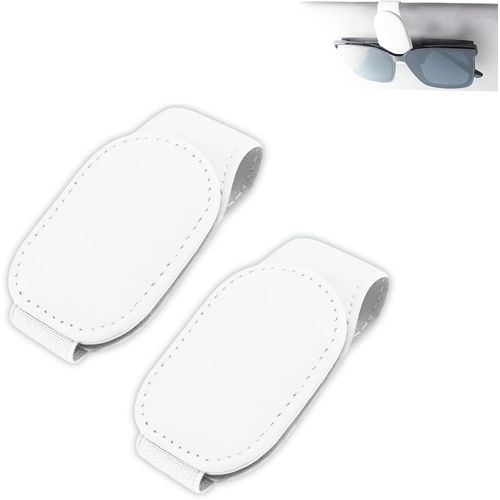 Eryi-2x Porte-Lunettes Pour Voitures. Porte-Lunettes De Voiture Universel,. Clip De Lunettes Pour Visière De Voiture, Cartes. Ass[3103]