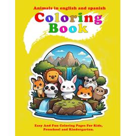 coloring books for children ages 4-6: Coloring Pages with Funny, Easy, and  Relax Coloring Pictures for Animal Lovers (Paperback)