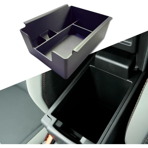 Eryi-¿¿ Duster 3 Accoudoir Central Pour Dacia Duster 3 2024-2025 2026 Accessoire Boîte De Rangement Organiseur De Poche Console[2681]