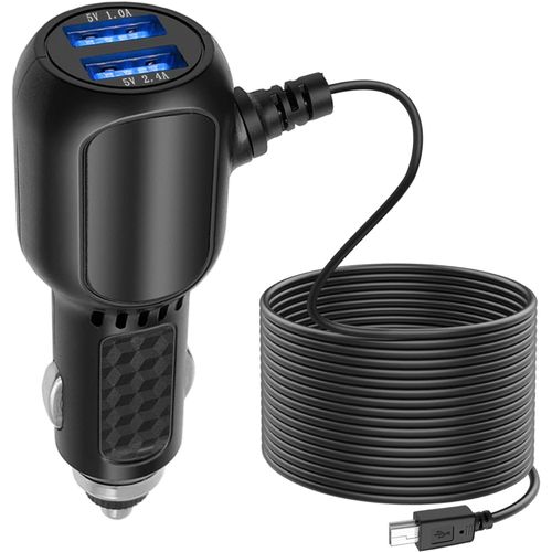 Eryi-Câble D'alimentation Pour Chargeur De Voiture Mini Usb Dash Cam, Adaptateur De Chargeur De Voiture Pour Caméra De Voiture Av[2725]