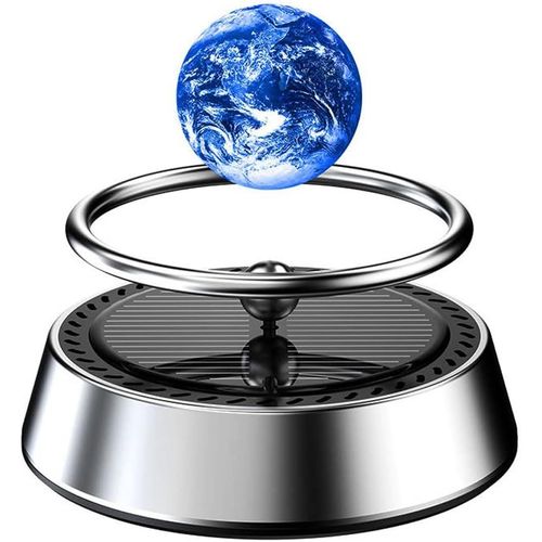 Eryi-Diffuseur De Désodorisant De Voiture, Décoration De Parfum De Voiture Planète Flottante Purificateur D'air De Voiture Rotati[3388]