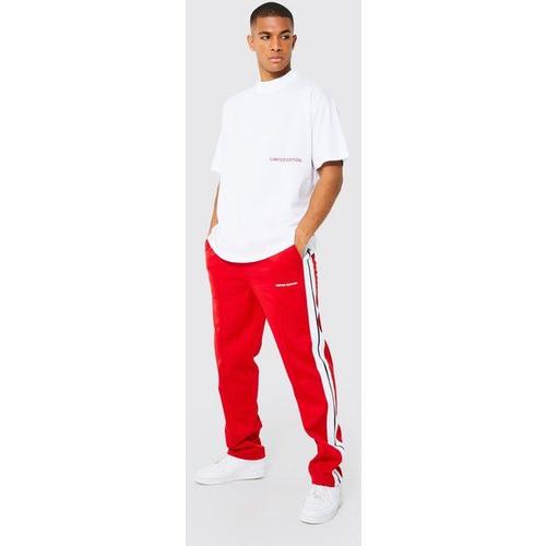Ensemble Oversize Avec T-Shirt Et Jogging - Limited Edition Homme - Rouge - L, Rouge
