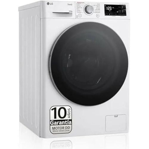 Machine à laver - Séchoir LG F4DR5509A0W - Capacité 8 kg - Multicolore - Départ différé