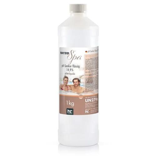 1x 1 kg pH moins liquide 14,9% Bayzid® SPA en bouteilles de 1 KG