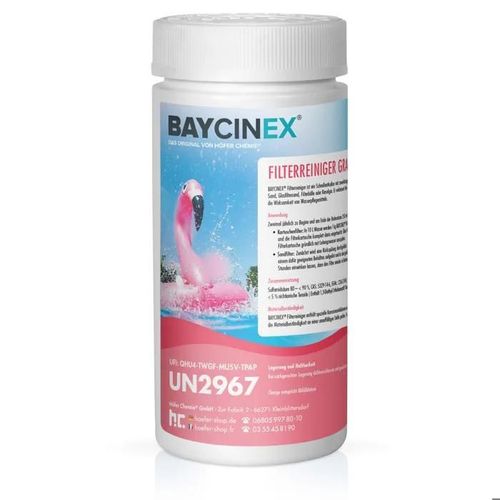 1x 1 Kg Nettoyant Pour Filtre Baycinex® En Granulés En Pot De 1 Kg