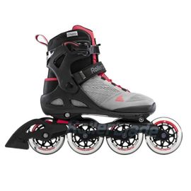 Rollers Femme - Rollerblade - Macroblade 90 - 90mm Roues - Platine Aluminium 11" - Confort Respirant