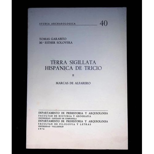 Terra Sigillata Hispánica De Tricio Ii Marcas De Alfarero