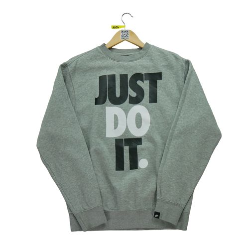 Reconditionné - Sweat Homme Just Do It Jdi Gris - Taille S - Homme - Gris