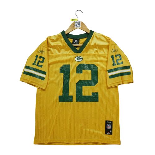 Reconditionné - Maillot Homme Nfl Green Bay Packers Jaune - Taille 14/16 Ans - Homme - Jaune