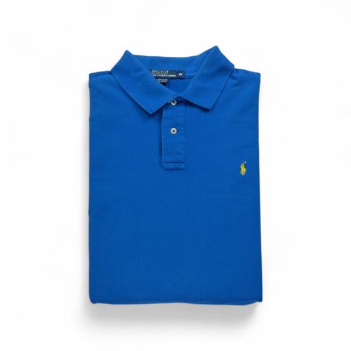 Reconditionné - Polo Manches Courtes Homme Bleu - Taille Xl - Homme - Bleu