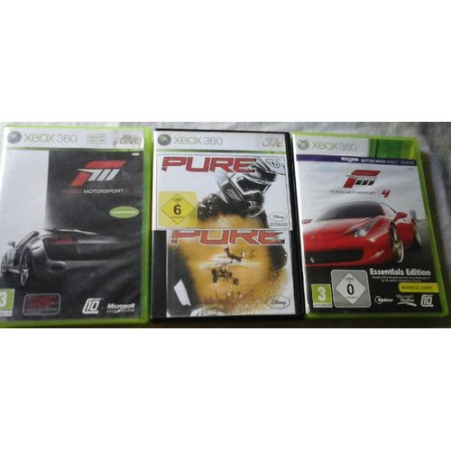 Lot Éco (Vente Possible À L'Unité) De 3 Des Meilleurs (Notes Jeuxvideo_Com) Jeux Xbox 360 De Course. 100% Testés