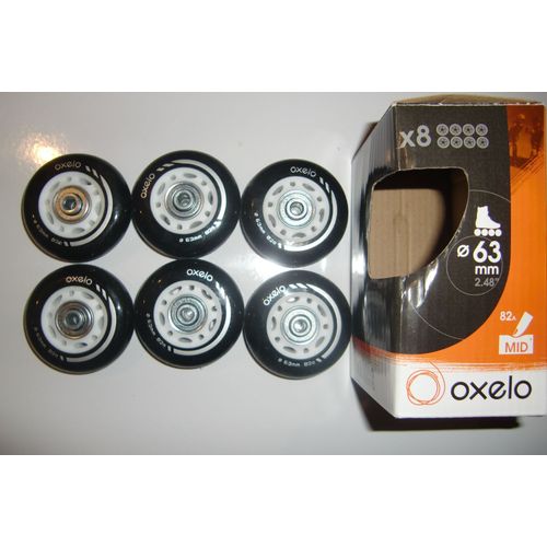 4 Roulettes Roller Oxelo D. 63mm