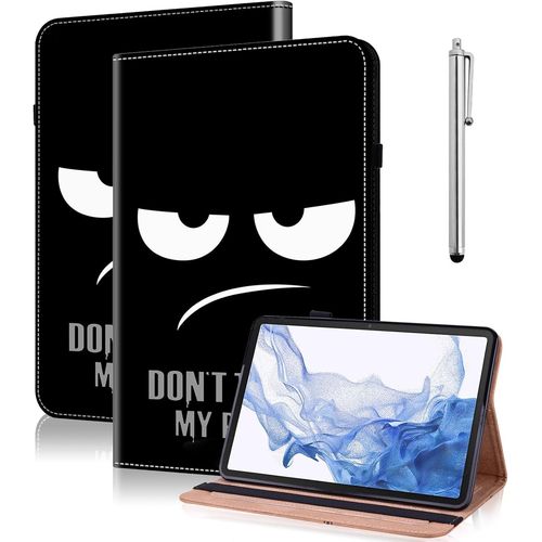 Coque Pour Samsung Galaxy Tab A9 Plus 11.0"" 2023 (Sm-X210/X216/X218) Avec Stylet,Étui Housse De Protection Ultra Fin En Cuir Pu Avec Fonction Support Pour Galaxy Tab A9 Plus -Don't Touch.[F6633]