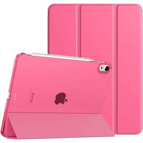 Coque Pour Ipad Air 11 Pouces M2 2024, Ipad Air 6, Ipad Air 5/4e Gén (2022/2020), Étui De Protection Magnétique Mince Avec Dos Transparent, Étui Sommeil/Réveil Auto, Pastèque Rouge.[F3810]