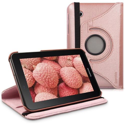 Coque Compatible Avec Samsung Galaxy Tab 2 7.0 P3110 / P3100 - Coque Housse Protectrice Pour Téléphone En Silicone Or Rose.[F4359]
