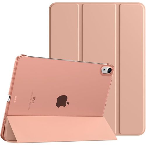 Coque Pour Ipad Air 11 Pouces M2 2024, Ipad Air 6, Ipad Air 5/4e Gén (2022/2020), Étui De Protection Magnétique Mince Avec Dos Transparent, Étui Sommeil/Réveil Auto, Pamplemousse.[F3815]