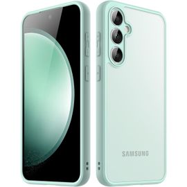 Coque Mat Pour Samsung Galaxy S23 Fe 6,4 Pouces Avec Protection De Caméra Améliorée, Étui Housse De Protecteur Antichoc En Dos Mat Givré Translucide (Olive).[S4477]