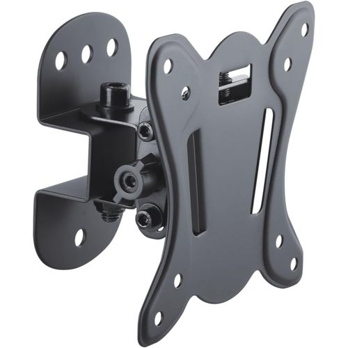 FM10-100 Support Mural pour TV avec 33-69cm (13-27""), VESA: 100x100, basculable: 3°/-12°, pivotement: +/-25°, Distance du Mur: 75mm, Charger Max: 25kg, Noir.[S327]
