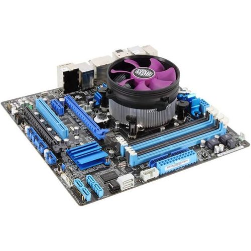 Dream i117 Refroidissement par Air pour CPU -Conception en Croix Low Profile 60.4mm, Ventilateur 95mm (19dBA, 1800tr/min) Installation Clip Push-Pin - Compatible Sockets Intel LGA1151.[S93]