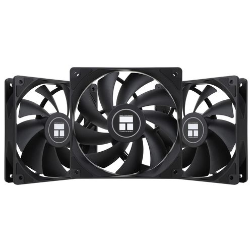 TL-C12C X3 CPU Fan 120mm Case Cooler Fan, 4pin PWM Silent Computer Fan avec roulement S-FDB inclus, jusqu¿à 1550RPM ventilateur de refroidissement (3 quantités).[S945]