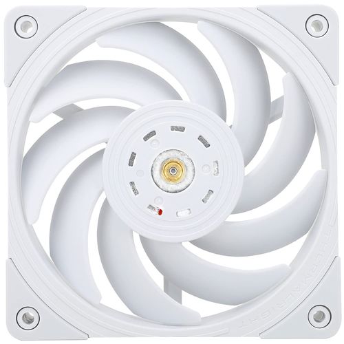 TL-B12W Ventilateur de processeur, 120 mm, contrôle PWM, 2150 tr/min, ventilateur haute performance avec pression statique pour refroidisseur de boîtier (blanc).[S438]
