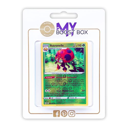 Astronelle 20 196 Holo Reverse - Myboost X Epée Et Bouclier 11 Origine Perdue - Coffret De 10 Cartes Pokémon Françaises