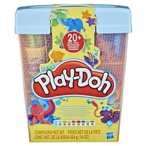 Hasbro Play-Doh Super Boîte À Accessoires Animaux Et Pâte À Modeler