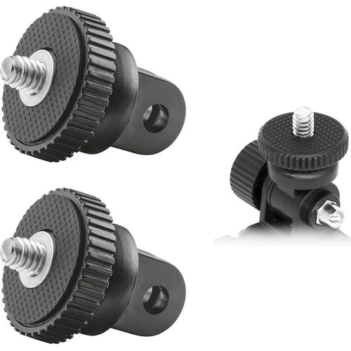 1/4""-20 Adaptateur De Trépied De Conversion, Gopro Adaptateur, 2 Pack Adaptateur Trépied, Gopro Fixation, Adaptateur Gopro, Adaptateur Camera, Adaptateur Trépied Appareil Photo.[F846]