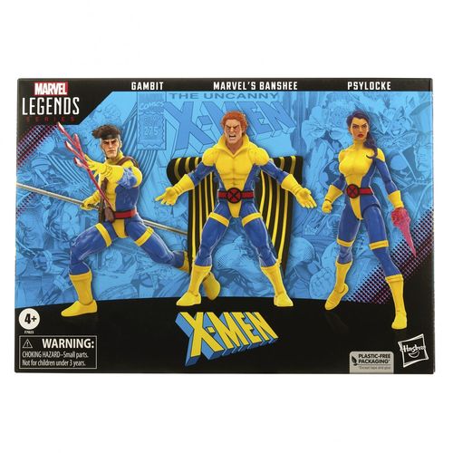 Marvel Classic Marvel Legends Figurines Banshee, Gambit Et Psylocke