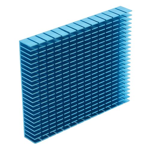 Refroidissement par Dissipateur de Chaleur en Aluminium 150 X 120 X 20 Mm / 5,91 X 4,72 X 0,79 Pouces Refroidisseurs Passifs pour Circuit imprimé et Dissipateur de Chaleur à Puce (Bleu).[S1167]