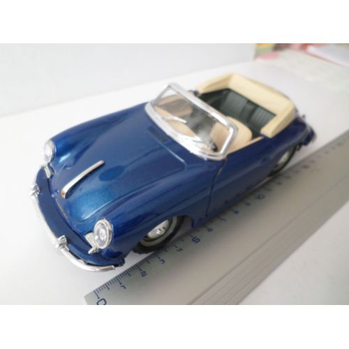 Porsche Cabriolet Modele 356 B Bleu Capote Creme-Burago