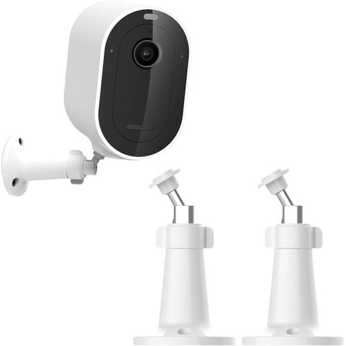 Support Mural De Sécurité Réglable Compatible Avec Arlo Pro, Pro 2, Pro 3, Pro 4, Arlo Pro 5, Arlo Ultra And Ultra 2, Ring Cam, Wyze Cam Pan Et Autres Avec Trou De Vis 1/4"".[F674]