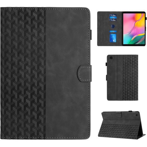 Coque Pour Samsung Galaxy Tab A 10.1 2019 (Sm-T510/T515) Housse De Protection Étui À Rabat Coque Pour Tablette Samsung Galaxy Tab A 10,1"" 2019, Noir.[F3028]