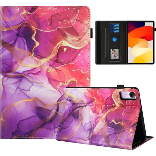 Coque Pour Xiaomi Redmi Pad Se 11 Pouces Impression Graphique Housse En Tablette Cuir Pu Protection Pour Xiaomi Redmi Pad Se 11 Pouces 2023 Marbre Rose Doré.[F3049]