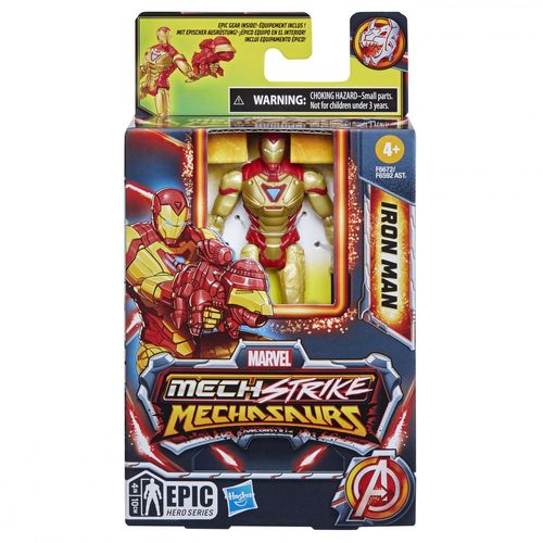 Marvel Classic Marvel Mech Strike Mechasaurs Figurine Iron Man De 10 Cm
