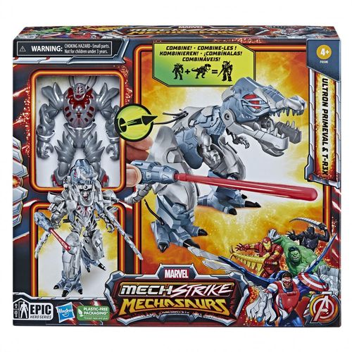 Marvel Classic Marvel Mech Strike Mechasaurs Ultron Primeval Avec T-R3x