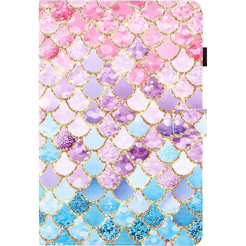 Tablet Coque Pour Samsung Galaxy Tab A7 10.4 (2020)/T500/T505, Pu Cuir Flip Housse Étui Support Coque De Tablet, Leightweight Housse Tablette Cover [Sommeil/Réveil Automatique] (#A).[F6418]