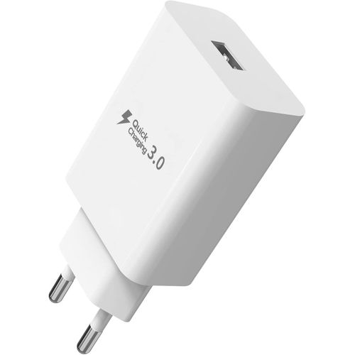 Chargeur Rapide Prise Usb Secteur Pour Samsung Galaxy Xiaomi Google Huawei Oppo Oneplus Smartphone, Adaptateur Quick Charge 3.0 18w/15w(5v 3a, 9v 2a, 12v 1.5a).[F309]