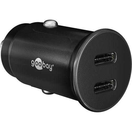 Chargeur De Voiture Double Port Usb Usb-C Allume-Cigare Power Delivery 12v / 24v Adaptateur Mini Usb Chargeur De Voiture Chargeur Rapide 30w 59705.[F2255]