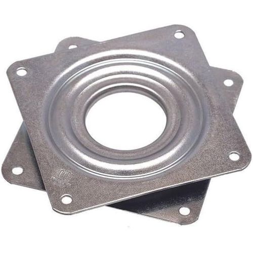 Plateau Rotatif Tv Tournette À Bille Carré À Roulement À Billes 80 X 80mm Plaque Pivotant Meuble Hifi Présentoir Tournant Support Ecran Ordinateur.[S806]