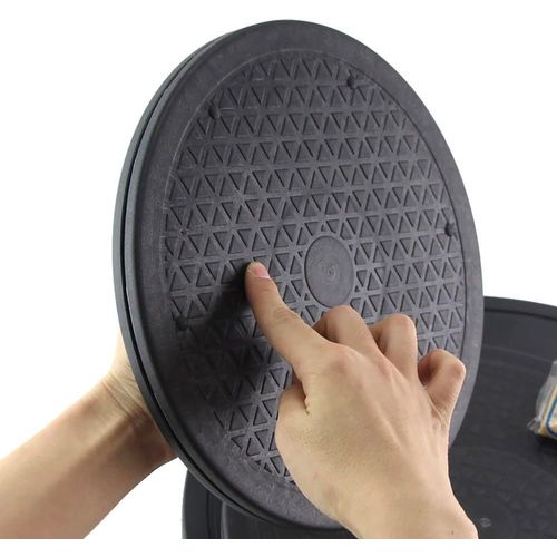 12 inch Support pivotant rotatoire résistant de Platine tournante avec Les roulements à Billes en Acier pour la TV/Ordinateur/Moniteur (1 Pc).[S1056]