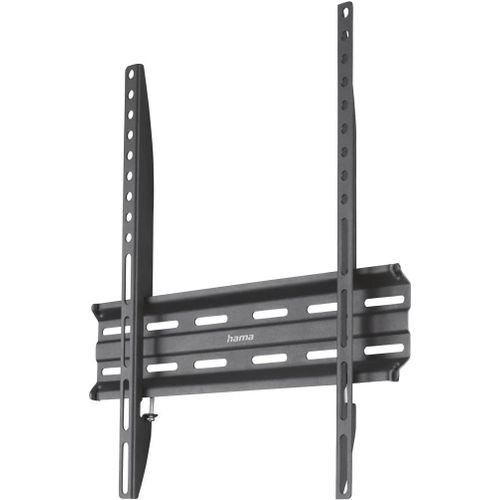 Support Mural TV Garantie 10ans (TV 32"" à 65"", VESA jusqu'à 400 x 400, jusqu'à 35 kg, écran de 81 à 165 cm, Faible Distance au Mur 2.3cm, avec Chevilles Fischer) Noir.[S1424]