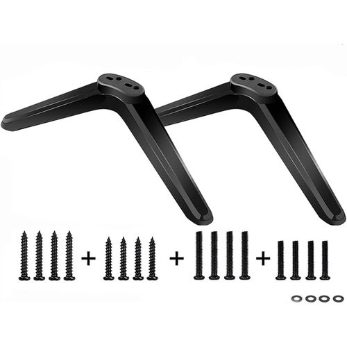 2 Pièces Support De Télévision Meuble,Remplacement De Base De Meuble Tv,Pieds De Socle Tv,Rechange Pour Meuble Tv,Pieds De Socle Tv Universels Pour Table,Pour La Plupart Des Supports Tv De 3.[S1497]