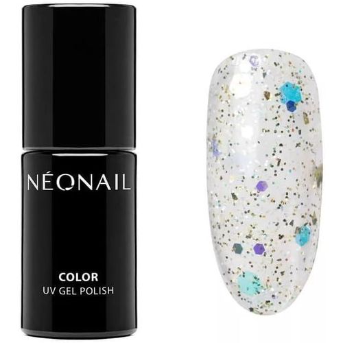 Vernis Semi Permanent Pailleté 7,2 Ml Vernis Gel Uv Semi Permanent Bleu Maxi Confetti Vernis À Ongles Gel Polish Gel Uv Couleur Nail Art 