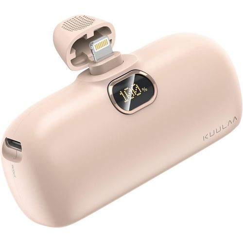 Batterie Externe 5000mah, Petite Batterie Externe Charge Rapide, Mini Chargeur Portable Compacte Et Jolie, Compatible Avec Iphone 13/13 Pro/13 Pro Max/12 Pro/12 Pro Max/11 Pro (Rose).[F2715]