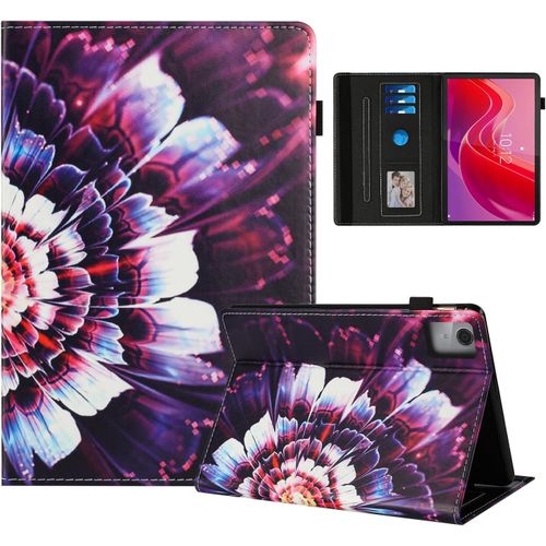 Coque Pour Lenovo Tab M11 2024 Impression Graphique Housse En Tablette Cuir Pu Protection Pour Lenovo Tab M11 11 Pouces Tb330fu Fleur Colorée.[F5440]