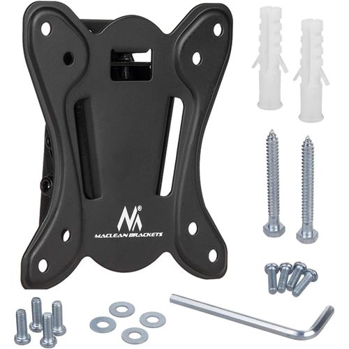MC-715 poignée TV Support LCD LED Monitor Plasma TV 13"" a 27"" VESA 75x75 100x100 25kg Design Mince supplémentaire.[S328]